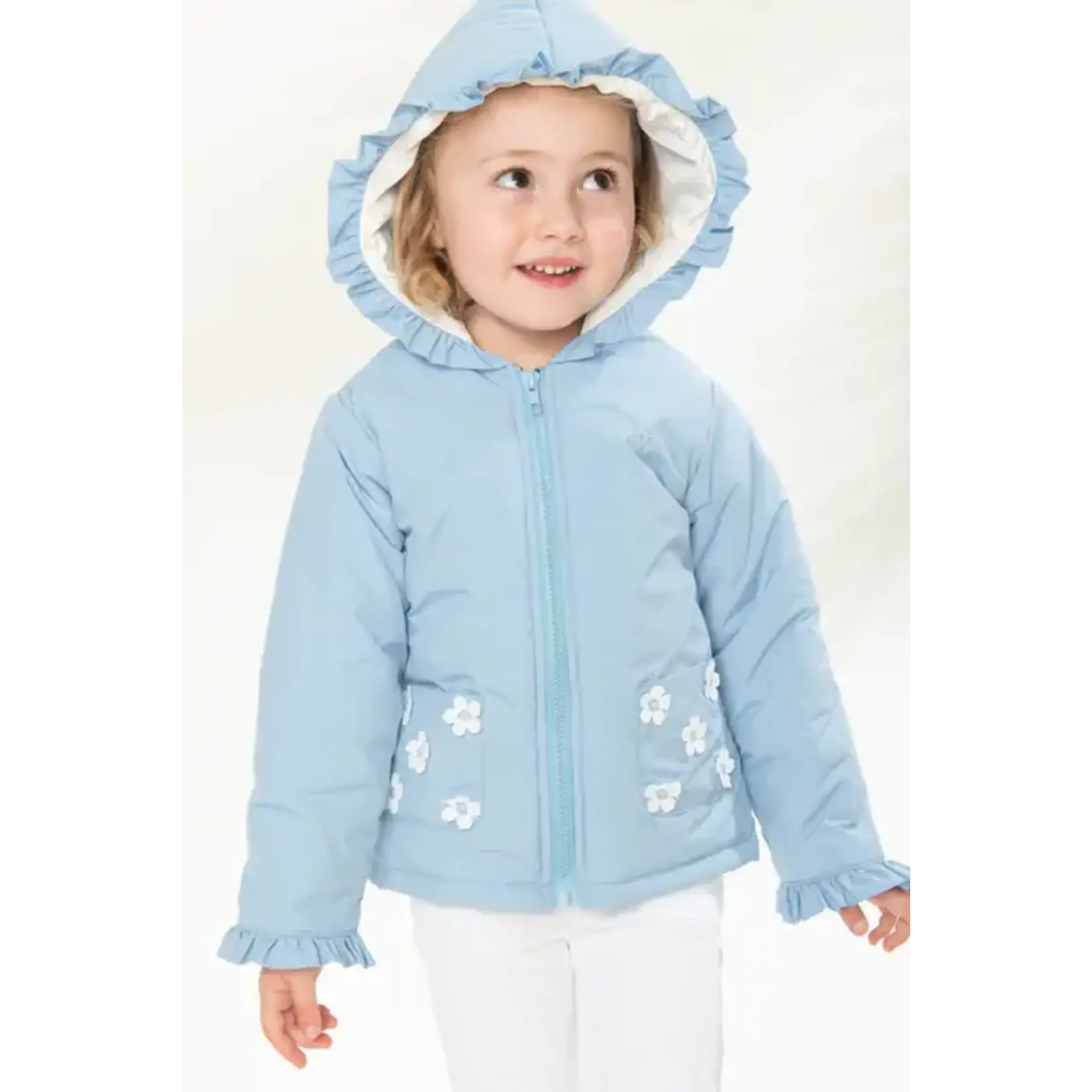 Natini JACKET FLOWER  -  BLUE-WHITE