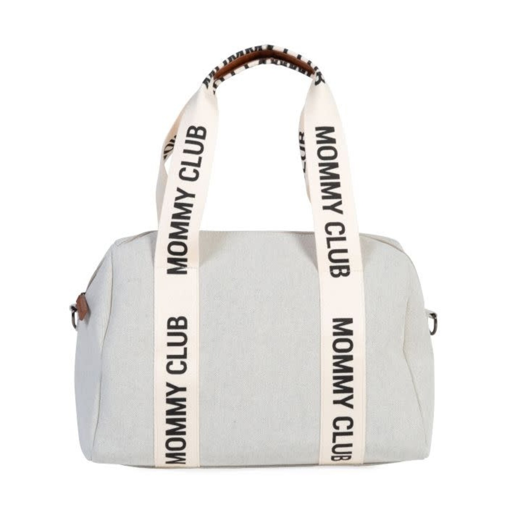 Childhome MOMMY CLUB NURSERY BAG - SIGNATURE - CANVAS - OFF WHITE