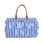 Childhome MOMMY BAG  VERZORGINGSTAS - STRIPES - ELECTRIC BLUE/LIGHT BLUE