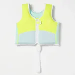 Sunnylife Swim Vest 2-3 year - Salty the Shark  Aqua Neon Yellow