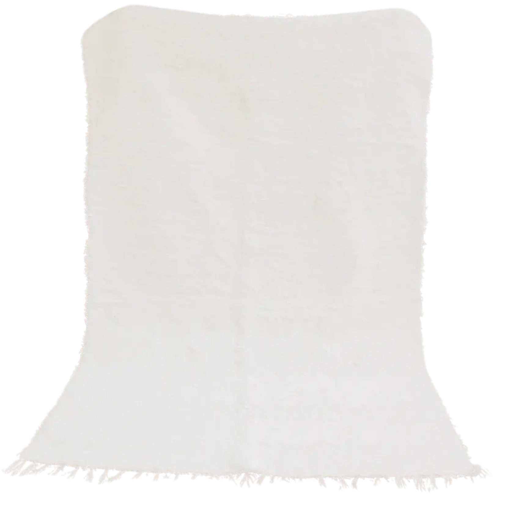 Tuffed cotton Berja vloerkleed 170x240cm off-white