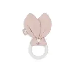 Jollein Bijtring Siliconen Bunny Ears Wild Rose