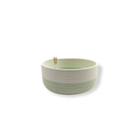 Bowl high - Mint Melé & white Medium