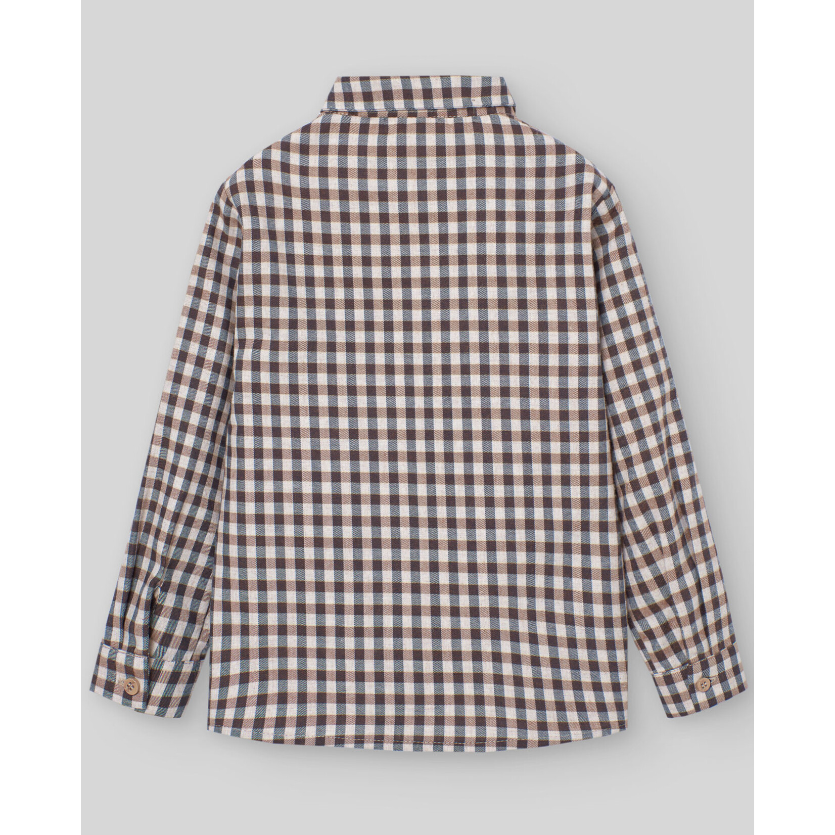 Paz Rodriguez WOVEN INFANT BOY SHIRT "CERVATILLO" Light Brown