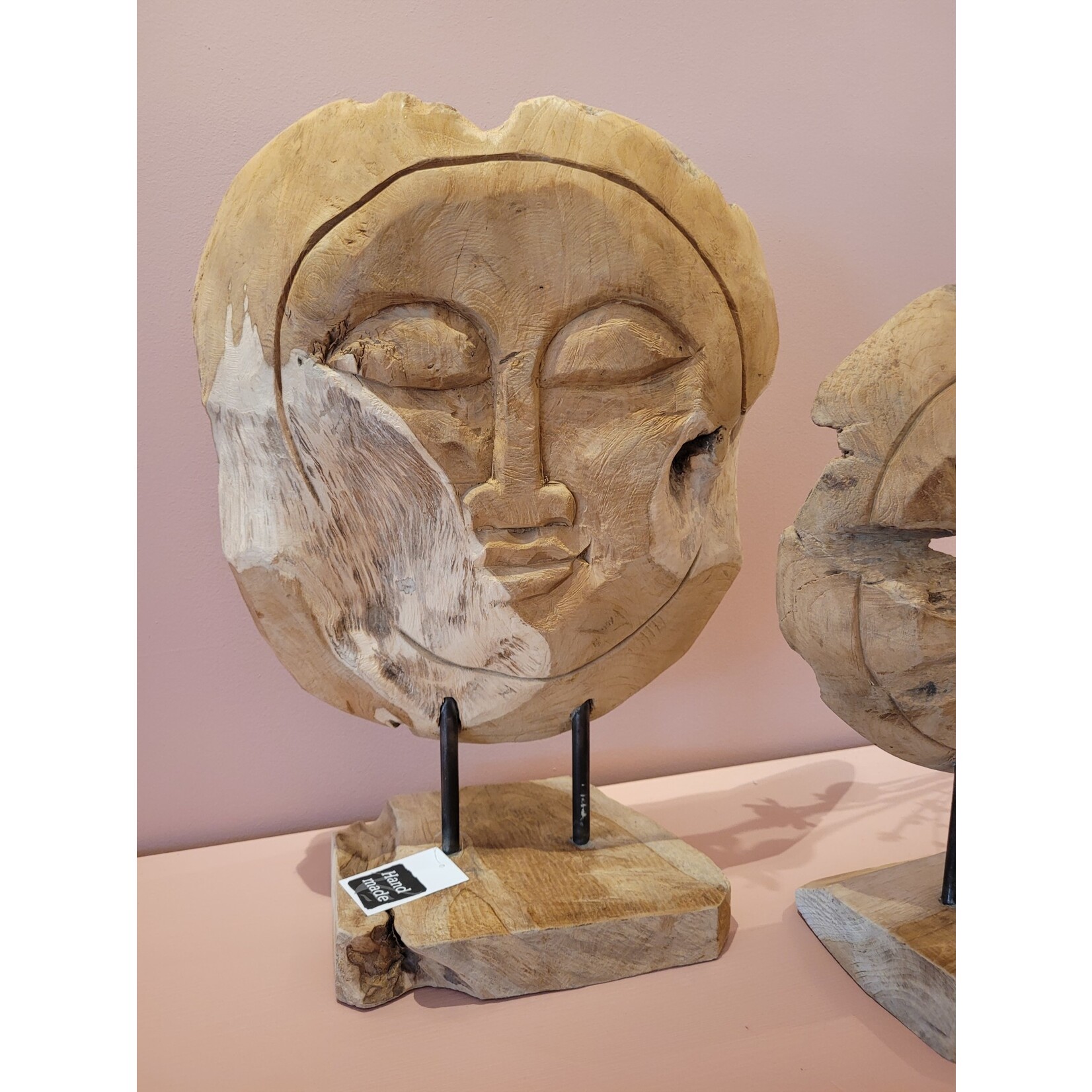 Mask moon teak S