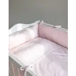 Poetree kids Dekbedovertrek Ledikant & kussensloop Chevron Light Pink