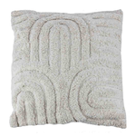 Sierkussen Fluffy organic cream