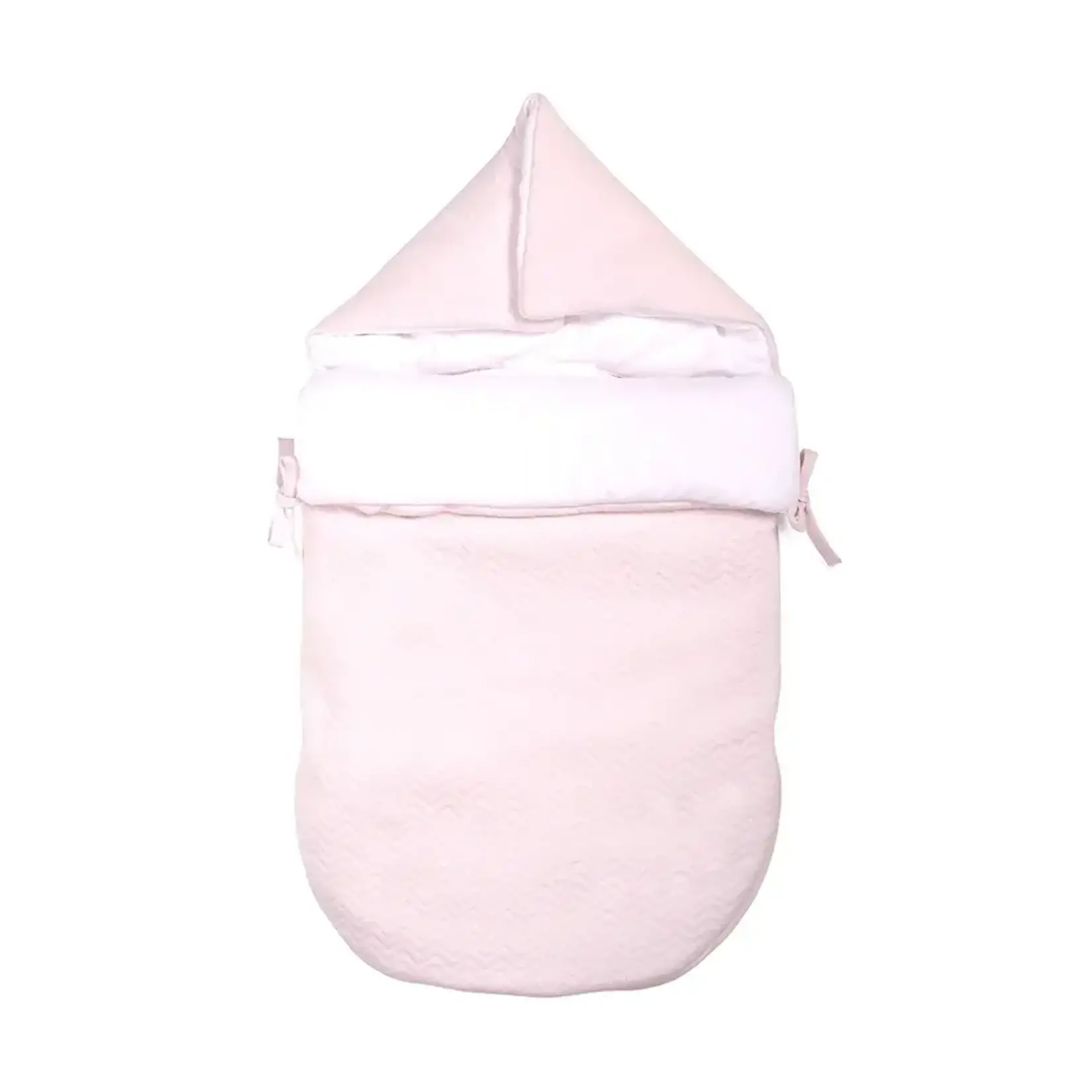 Poetree kids Voetenzak 5 punts gordel Chevron Light pink