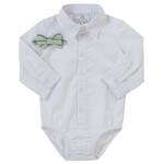 Natini BODYSHIRT PIERROT BOW STRIPES GREEN WHITE