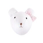 Théophile & Patachou Beer Trofee Patachou wit-roze strik