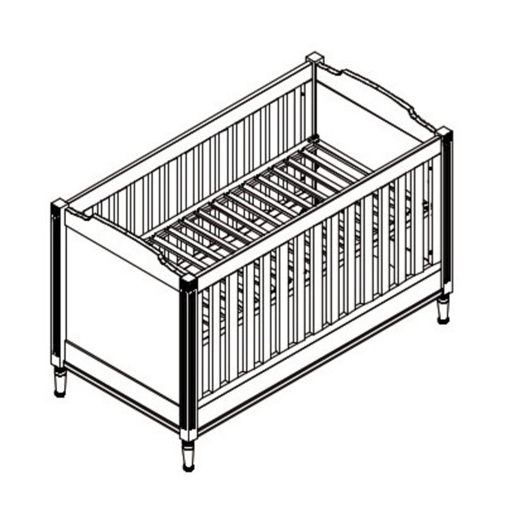 Théophile & Patachou Bed 70x140cm Louis