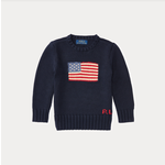 Ralph Lauren THE ICONIC FLAG SWEATER HUNTER NAVY