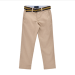 Ralph Lauren BEDFORD-PANTS-FLAT FRONT_20/1 STRETCH TWILL_KHAKI