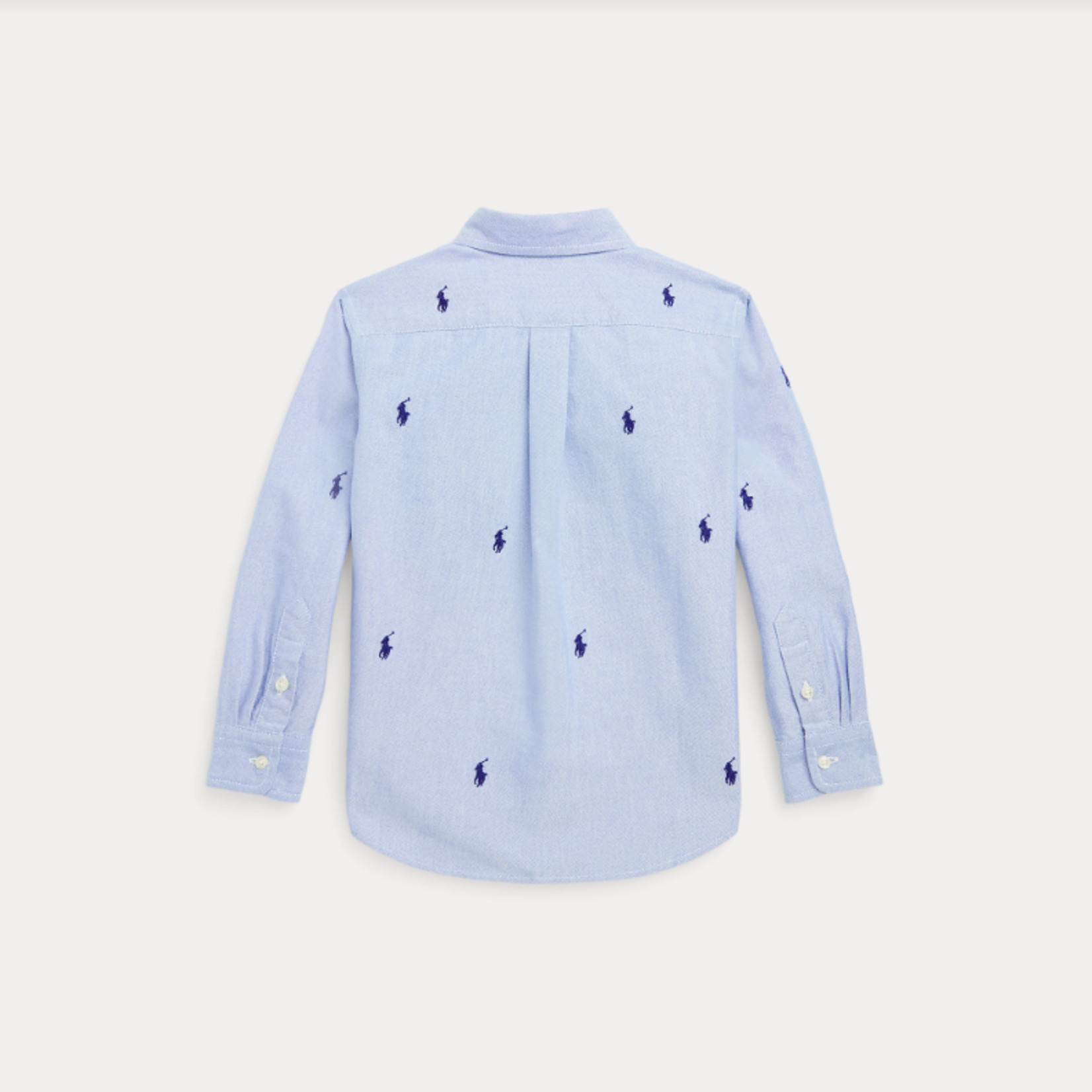 Ralph Lauren POLO PONY COTTON OXFORD SHIRT BSR BLUE WITH AOE PP