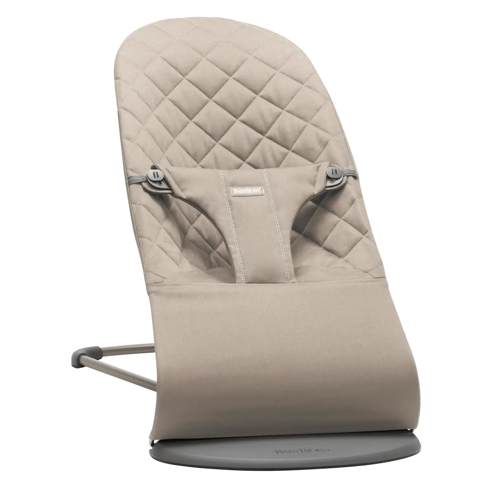 Baby Björn Bouncer Bliss Woven, Classic quilt - Sand grey