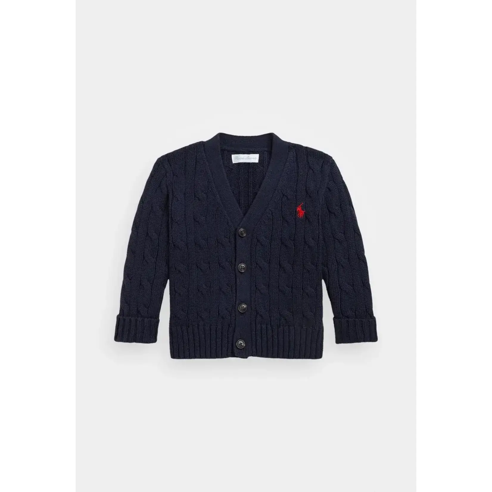Ralph Lauren CABLE CARDI-SWEATER-CARDIGAN_20/2 COTTON