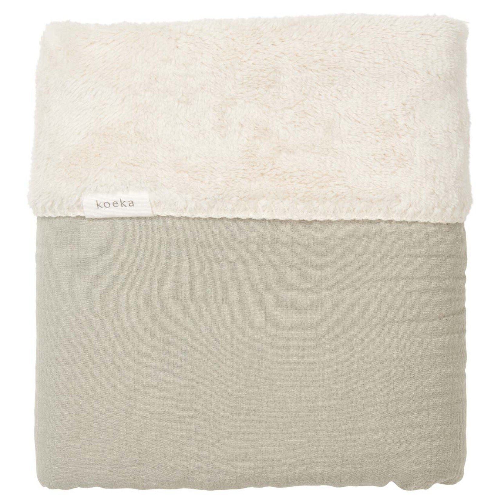 Koeka Wiegdeken Teddy Faro sage