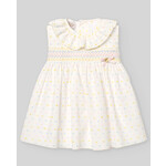 Paz Rodriguez WOVEN NEWBORN DRESS "BICO" Multicolor