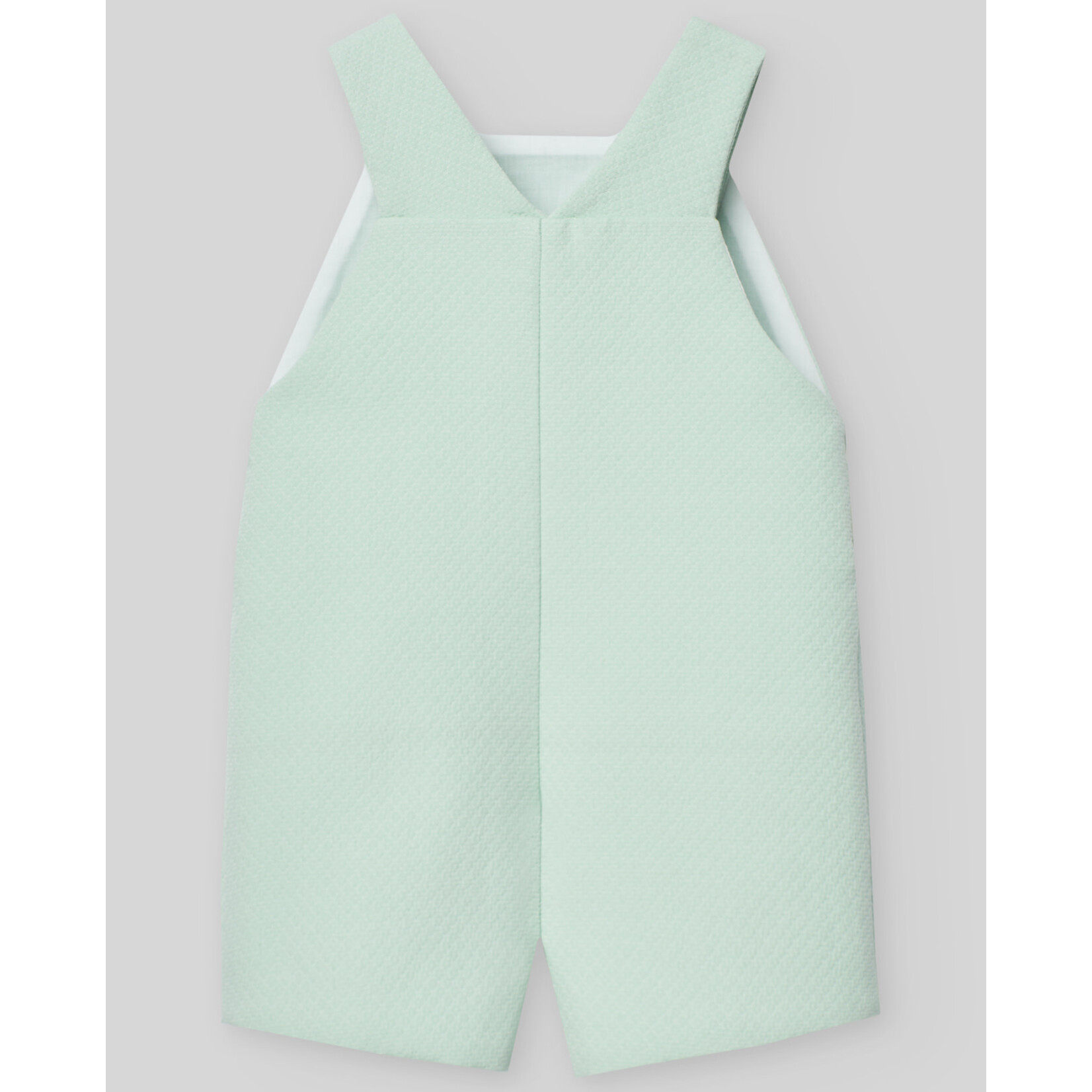Paz Rodriguez WOVEN NEWBORN ROMPER "EIDO" Water Green