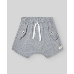 Paz Rodriguez KNIT NEWBORN SHORT "PAZO" White/Navy Blue