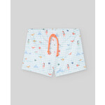 Paz Rodriguez KNIT NEWBORN  BOY SWIMSUIT "BAÑO V25" Water Green