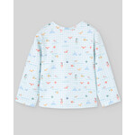 Paz Rodriguez KNIT NEWBORN T-SHIRT "BAÑO V25" Water Green