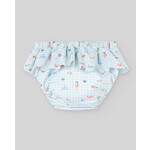 Paz Rodriguez KNIT NEWBORN SWIMSUIT  "BAÑO V25" Water Green