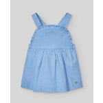 Paz Rodriguez WOVEN NEWBORN DRESS "PEONZA" Sky Blue