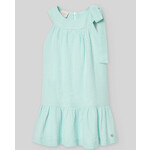 Paz Rodriguez WOVEN INFANT GIRL DRESS "CLAVEL" Maui Green