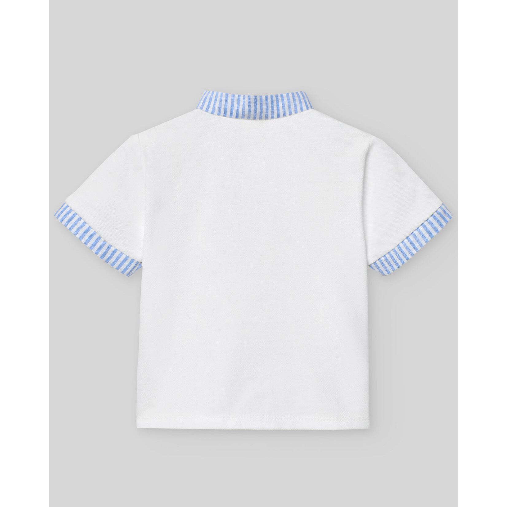 Paz Rodriguez KNIT BOY POLO T-SHIRT "DORNA" White