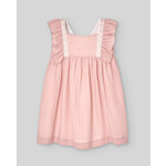 Paz Rodriguez WOVEN INFANT GIRL DRESS "CEREMONIA V25" Mist Pink