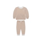 Patachou CONJUNTO SWEAT + CALÇA - NEWBORN BEIGE -  VERÃO 2025 BEIGE
