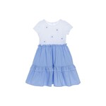 Patachou VESTIDO - KIDS GIRL COLORS -  VERÃO 2025 SKY BLUE