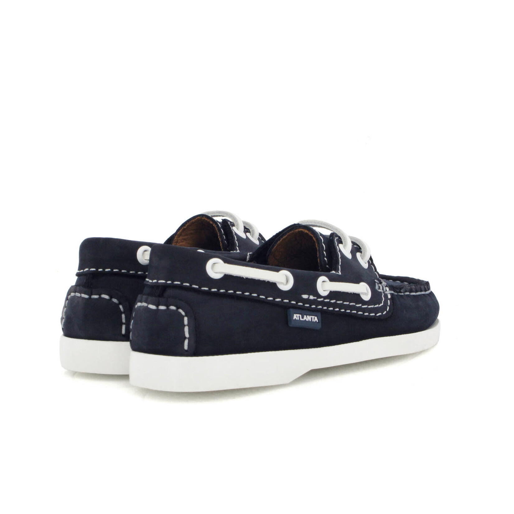 Atlanta Boat Shoe - Blue Dark Nubuk