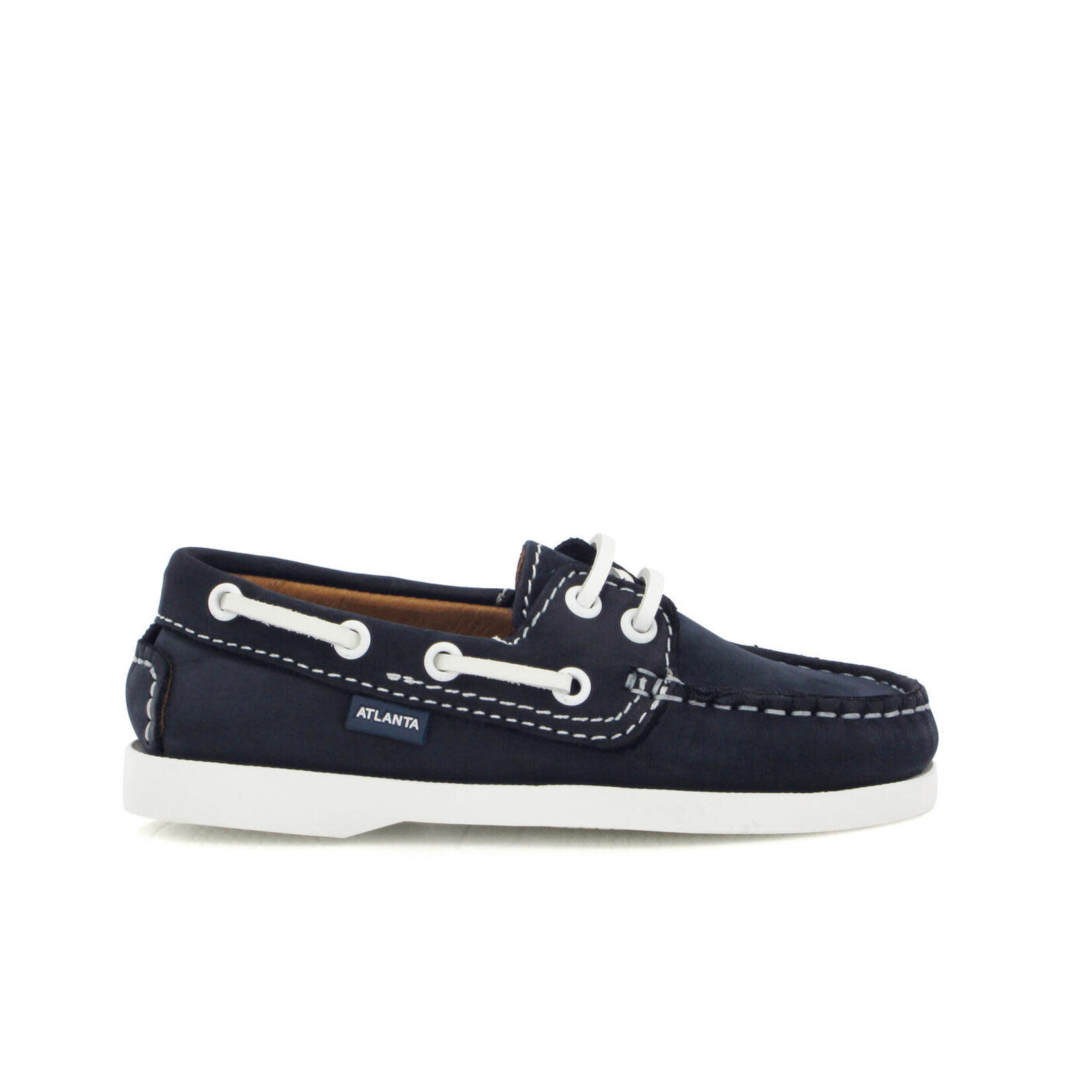Atlanta Boat Shoe - Blue Dark Nubuk