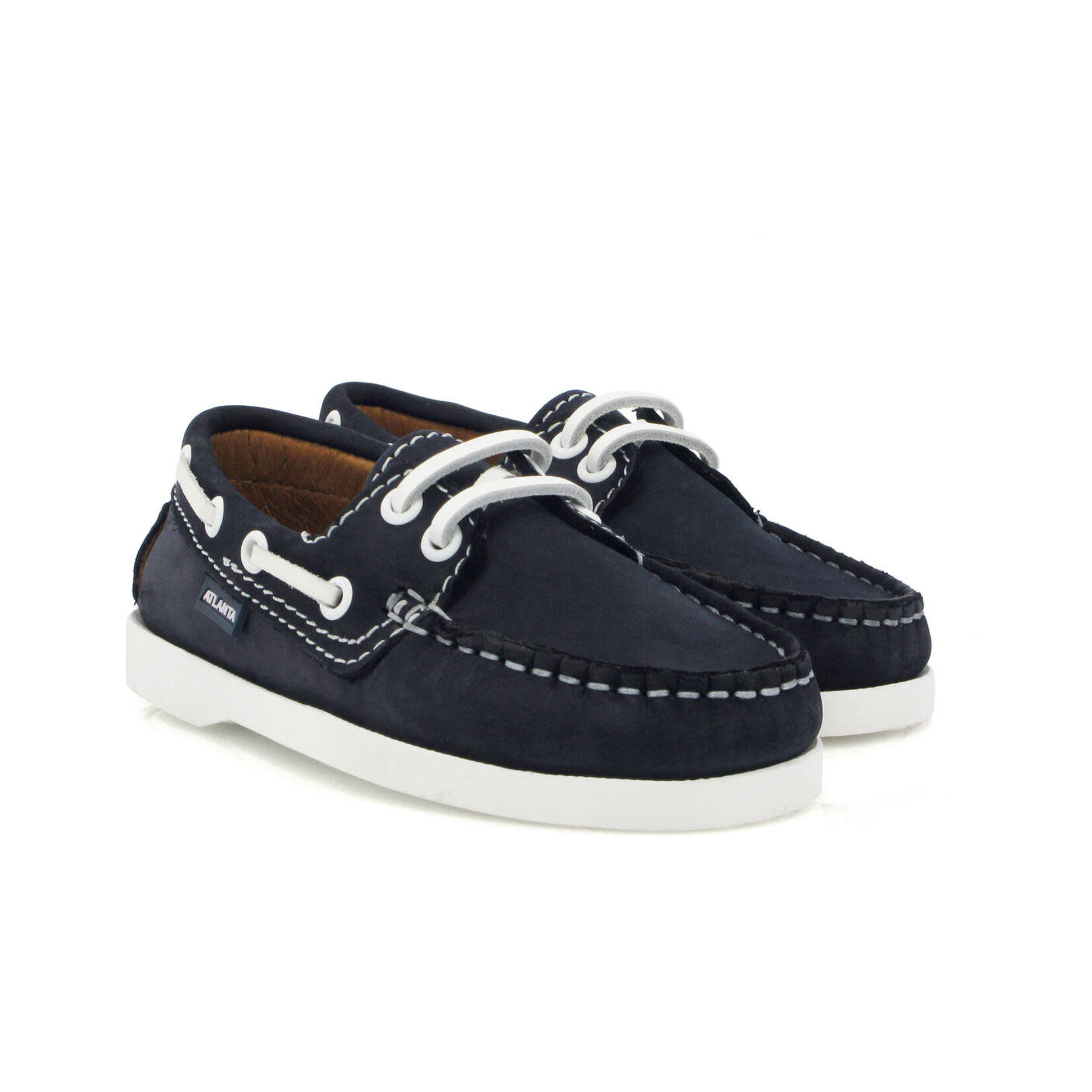 Atlanta Boat Shoe - Blue Dark Nubuk