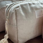 Living Nature Toilettas Claire - mix beige katoen linnen