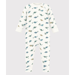 Petit Bateau ZIP-UP SLEEPSUIT MARSHMALLOW/MULTICO A0CN7