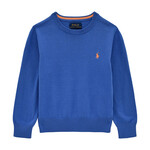Ralph Lauren COTTON CREWNECK SWEATER SCOTTSDALE BLUE/C2451