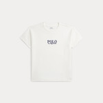 Ralph Lauren LOGO HEAVYWEIGHT COTTON JERSEY TEE PAPER WHITE