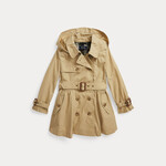 Ralph Lauren HOODED TRENCH COAT CLASSIC KHAKI