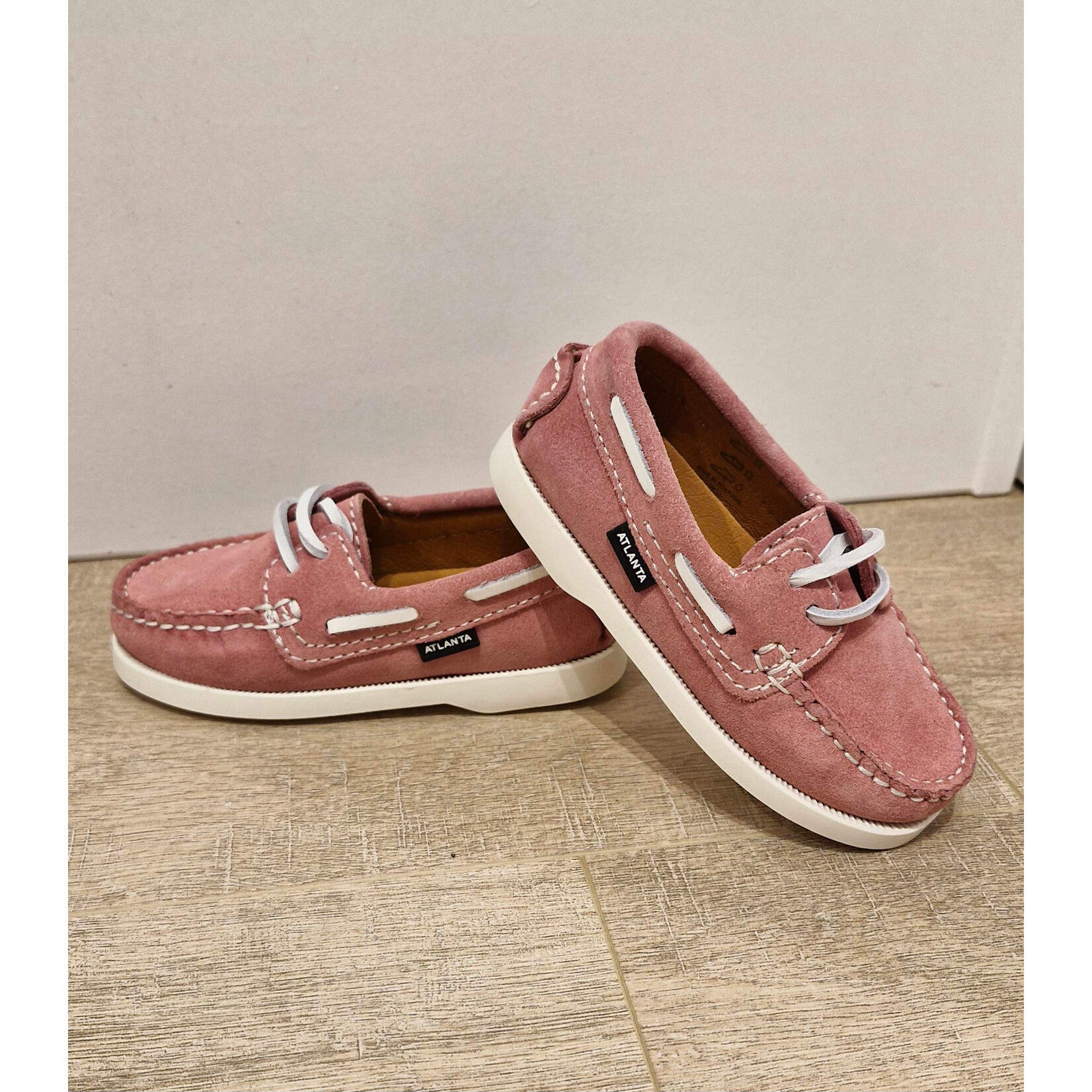 Atlanta Boat Shoe - Pink Suede