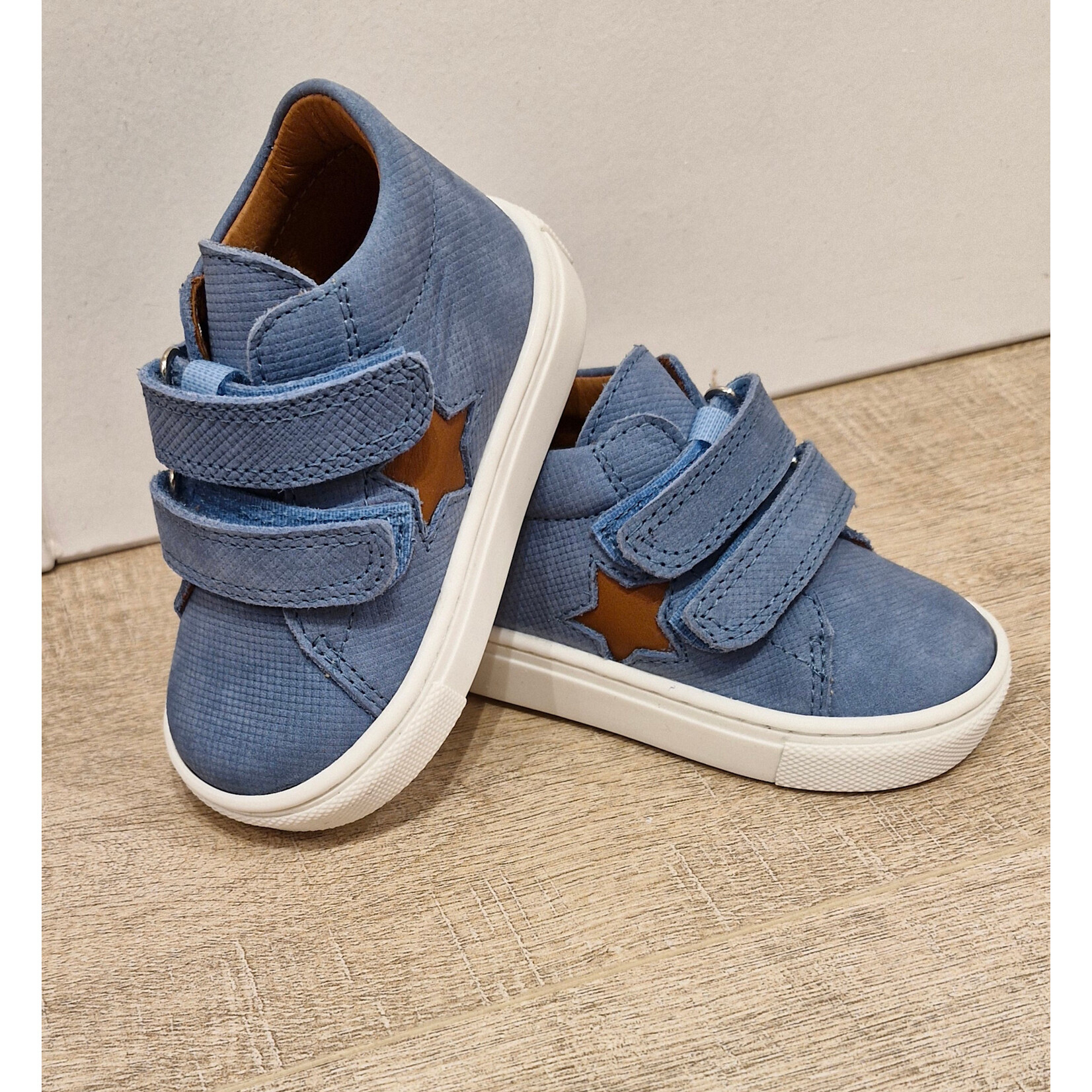 Atlanta Sneaker boot star - Blue velluto nubuk