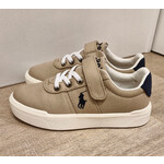 Ralph Lauren Sneaker KHAKI CANVAS w Navy PP