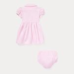 Ralph Lauren SOLID OXFORD-DRESSES-KNIT-CARMEL PINK