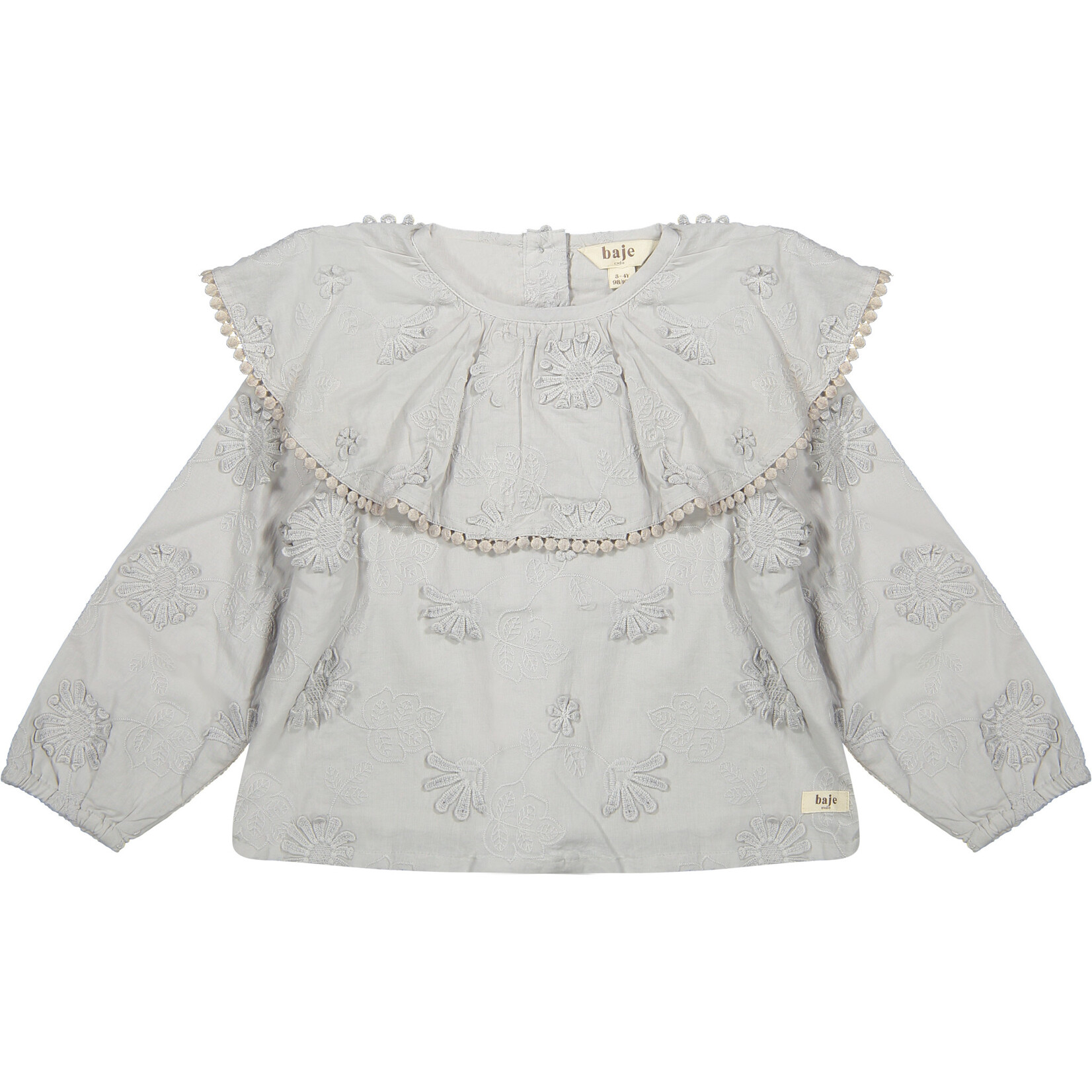 Baje Studio FLOR Blouse, woven, blue steel
