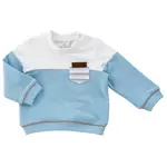 Natini SWEATER SEPPE WHITE-BLUE