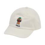 Ralph Lauren POLO BEAR COTTON TWILL BALL CAP WHITE