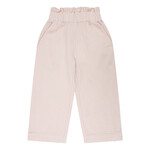 Wide leg almond mousseline