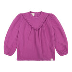 Vieve blouse purple mousseline